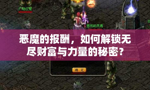惡魔的報酬，如何解鎖無盡財富與力量的秘密？