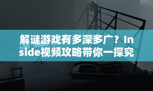 解謎游戲有多深多廣？Inside視頻攻略帶你一探究竟！