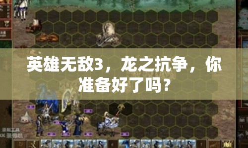 英雄無(wú)敵3，龍之抗?fàn)?，你?zhǔn)備好了嗎？