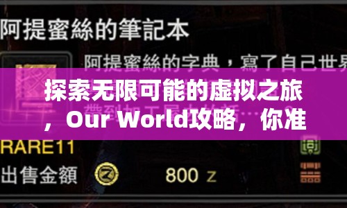 探索無限可能的虛擬之旅，Our World攻略，你準(zhǔn)備好了嗎？