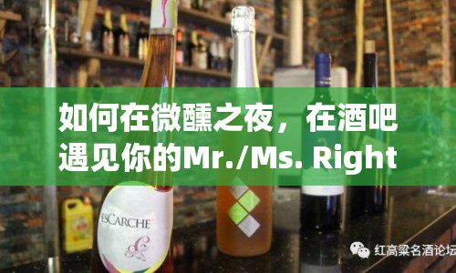 如何在微醺之夜，在酒吧遇見你的Mr./Ms. Right？