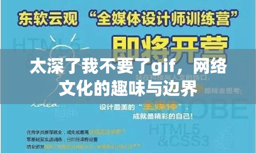 太深了我不要了gif，網(wǎng)絡(luò)文化的趣味與邊界