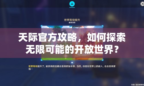 天際官方攻略，如何探索無限可能的開放世界？