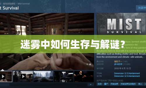 迷霧中如何生存與解謎？