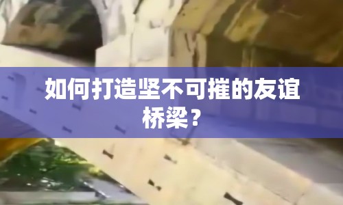如何打造堅(jiān)不可摧的友誼橋梁？