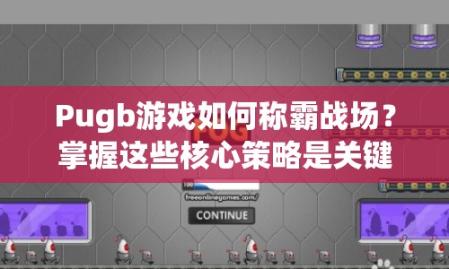 Pugb游戲如何稱霸戰(zhàn)場？掌握這些核心策略是關(guān)鍵！