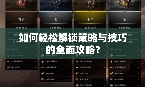 如何輕松解鎖策略與技巧的全面攻略？