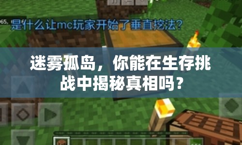 迷霧孤島，你能在生存挑戰(zhàn)中揭秘真相嗎？