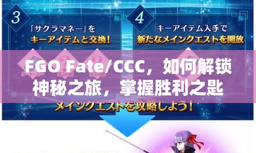 FGO Fate/CCC，如何解鎖神秘之旅，掌握勝利之匙？