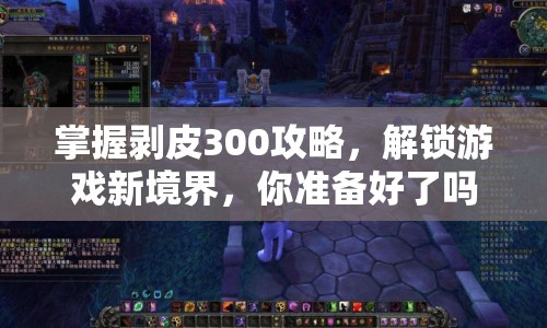 掌握剝皮300攻略，解鎖游戲新境界，你準(zhǔn)備好了嗎？