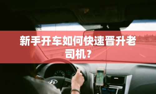 新手開(kāi)車(chē)如何快速晉升老司機(jī)？