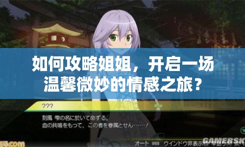 如何攻略姐姐，開啟一場溫馨微妙的情感之旅？