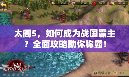 太閣5，如何成為戰(zhàn)國霸主？全面攻略助你稱霸！