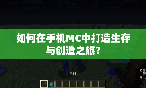 如何在手機MC中打造生存與創(chuàng)造之旅？