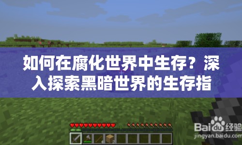 如何在腐化世界中生存？深入探索黑暗世界的生存指南