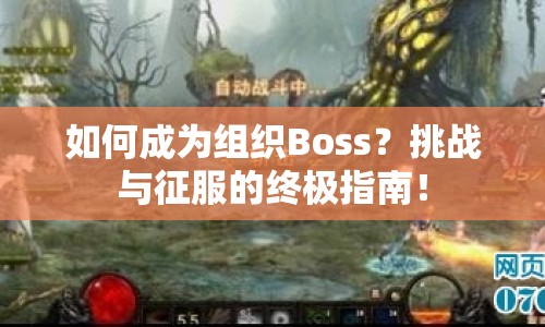 如何成為組織Boss？挑戰(zhàn)與征服的終極指南！