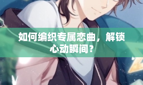 如何編織專屬戀曲，解鎖心動(dòng)瞬間？
