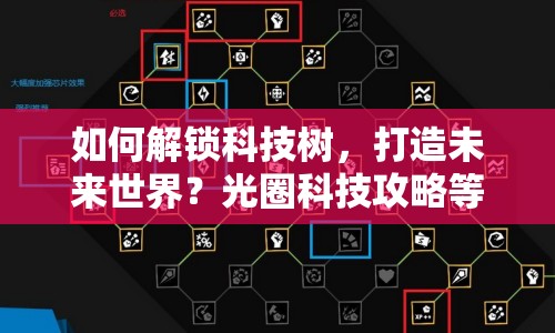 如何解鎖科技樹(shù)，打造未來(lái)世界？光圈科技攻略等你來(lái)探索！