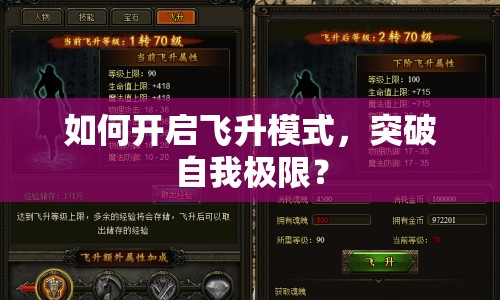 如何開(kāi)啟飛升模式，突破自我極限？