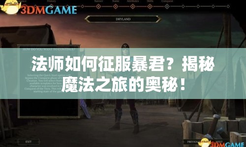 法師如何征服暴君？揭秘魔法之旅的奧秘！