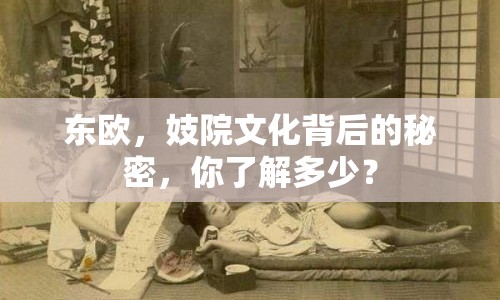 東歐，妓院文化背后的秘密，你了解多少？