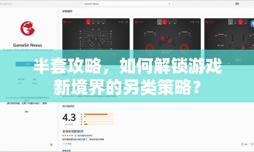 半套攻略，如何解鎖游戲新境界的另類(lèi)策略？