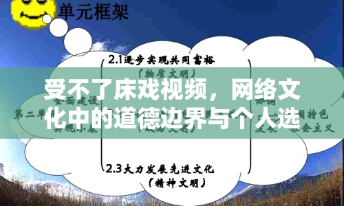 受不了床戲視頻，網(wǎng)絡(luò)文化中的道德邊界與個人選擇