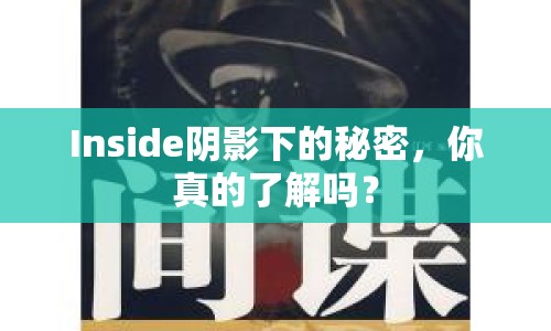 Inside陰影下的秘密，你真的了解嗎？
