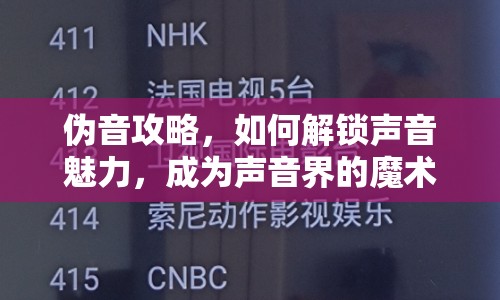 偽音攻略，如何解鎖聲音魅力，成為聲音界的魔術師？