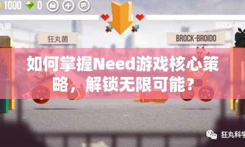 如何掌握Need游戲核心策略，解鎖無限可能？