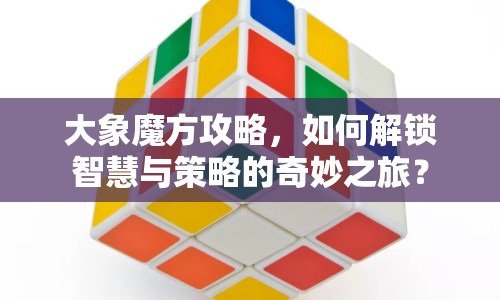 大象魔方攻略，如何解鎖智慧與策略的奇妙之旅？