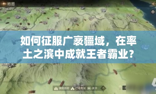如何征服廣袤疆域，在率土之濱中成就王者霸業(yè)？