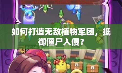 如何打造無敵植物軍團，抵御僵尸入侵？