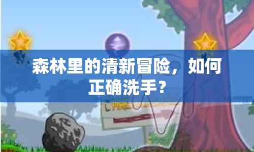 森林里的清新冒險，如何正確洗手？