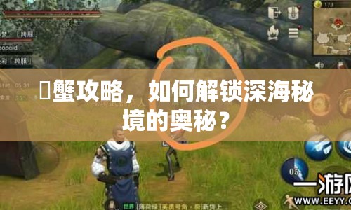 呰蟹攻略，如何解鎖深海秘境的奧秘？