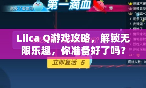 Liica Q游戲攻略，解鎖無限樂趣，你準(zhǔn)備好了嗎？