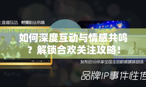 如何深度互動與情感共鳴？解鎖合歡關(guān)注攻略！