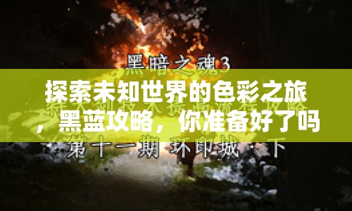 探索未知世界的色彩之旅，黑藍攻略，你準備好了嗎？