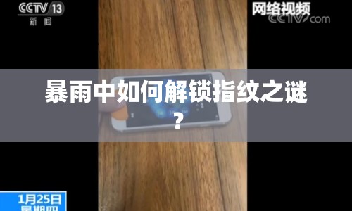 暴雨中如何解鎖指紋之謎？