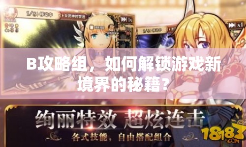 B攻略組，如何解鎖游戲新境界的秘籍？