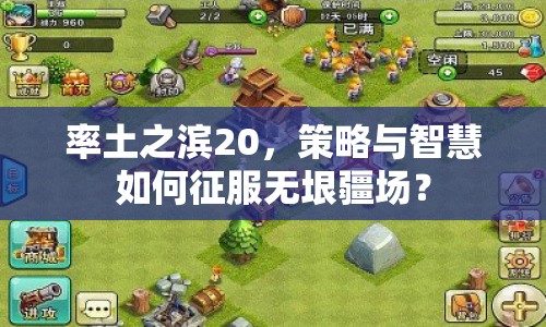 率土之濱20，策略與智慧如何征服無(wú)垠疆場(chǎng)？