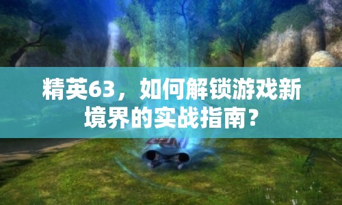精英63，如何解鎖游戲新境界的實戰(zhàn)指南？