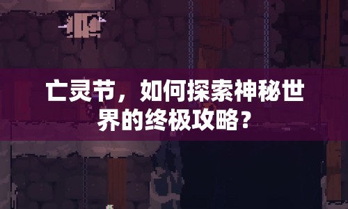 亡靈節(jié)，如何探索神秘世界的終極攻略？