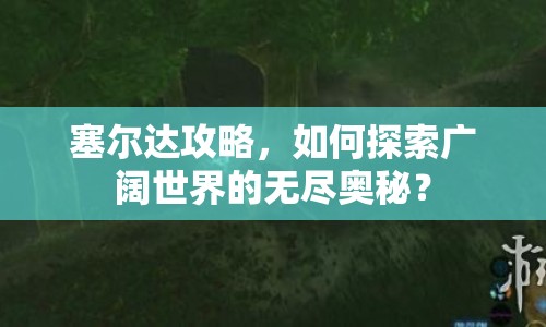 塞爾達攻略，如何探索廣闊世界的無盡奧秘？