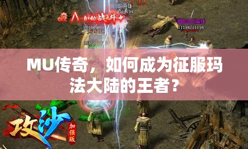 MU傳奇，如何成為征服瑪法大陸的王者？