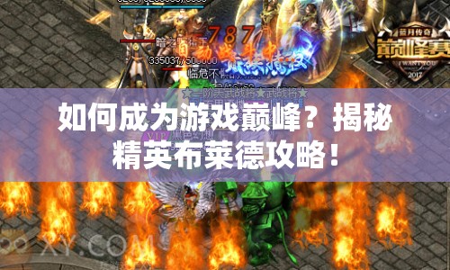 如何成為游戲巔峰？揭秘精英布萊德攻略！