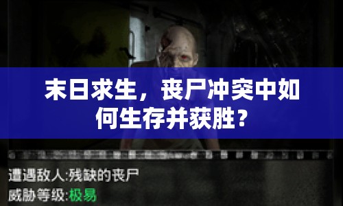 末日求生，喪尸沖突中如何生存并獲勝？