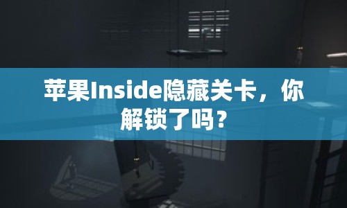 蘋果Inside隱藏關(guān)卡，你解鎖了嗎？