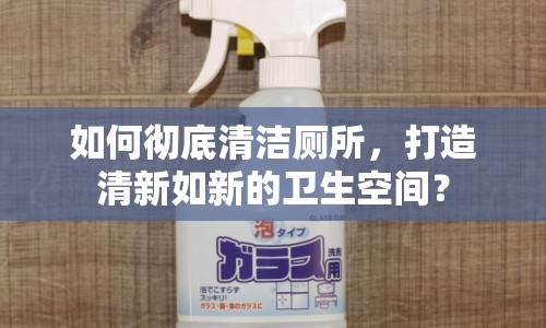 如何徹底清潔廁所，打造清新如新的衛(wèi)生空間？