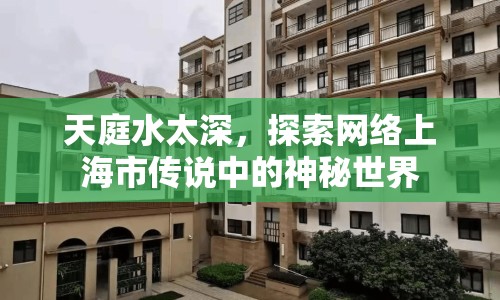 天庭水太深，探索網(wǎng)絡(luò)上海市傳說中的神秘世界